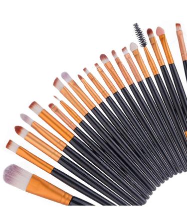 SourceTon Makeup Sponges & 20-Piece Brush Set - Professional Foundation & Eyeshadow Brushes in 4 Colors | International Shipping - Buy Online on GoSupps.com