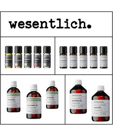 wesentlich. Cold Pressed Almond Oil 1000ml - Fine Oil for Skin and Hair Care Perfect Massage Oil - Buy Online on GoSupps.com