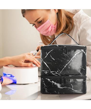 Sac de transport de vernis ongles Organiseur de vernis ongles rangement de manucure avec grande capacit double portable organiseur de lampes lumi re noir Consulte la descripci n Voir - Buy Online on GoSupps.com
