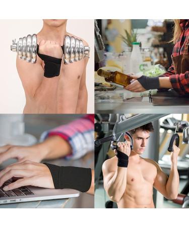 Abnii Compression Wrist Brace 1 Pair - Adjustable for Carpal Tunnel & Arthritis Pain Relief - Gray - Buy Online on GoSupps.com