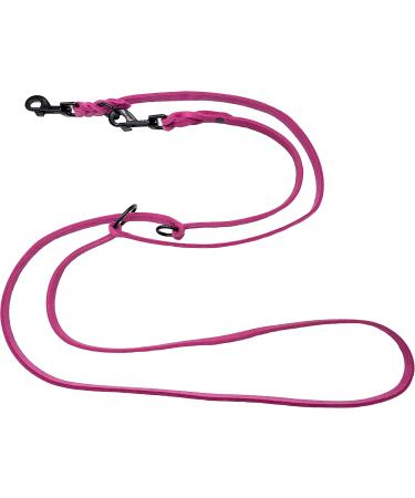 Adjustable Dog Liner for Small & Large Dogs - 2.80m x 8mm Pink - Durable & Versatile with Black Hooks | International Shipping Available - Buy Online on GoSupps.com
