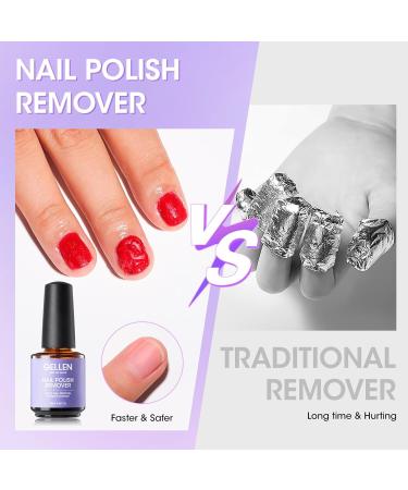 Buy Gellen Gel Nail Polish Remover - Quick & Easy 2 Pack | Professional Formula No Foil Soaking Needed 3-5 Minute Removal - Buy Online on GoSupps.com