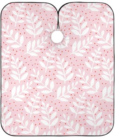 Waterproof Barber Cape - Pink Leaf & Cheetah Haircut Bib for Men & Women | Durable Hair Cutting Cape - Buy Online on GoSupps.com