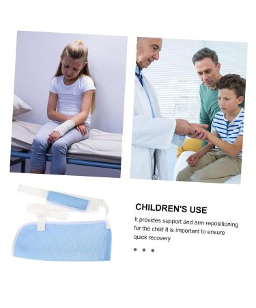 Buy Children's Arm Sling for Shoulder Injury - Comfortable Arm Immobilizer & Support Sky Blue 50x27CM - Buy Online on GoSupps.com