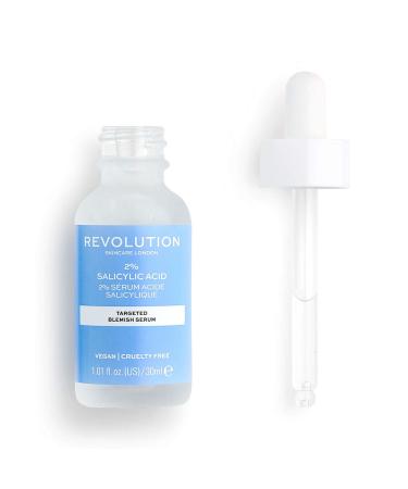 Revolution Skincare 2% Salicylic Acid BHA Serum - Clears Blemishes, Tightens Pores, Vegan & Cruelty Free - 30ml - Buy Online on GoSupps.com