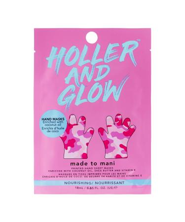 Holler and Glow Made To Mani Printed Hand Masks