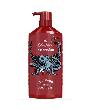 Old Spice Krakengard 2-in-1 Shampoo and Conditioner for Men 21.9 fl oz