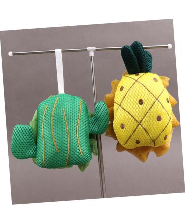 minkissy Bath Bouquet Body Scrubber Cactus Bathing Body Skin Cleaner Body Skin Cleaning Tool Exfoliating Shower Scrubber Cartoon Bath Ball Corrugated Bath Flower Mesh Material Travel - Buy Online on GoSupps.com