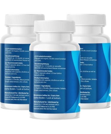 Adema Natural Pontezin Capsules for Men | 3-Way Pack | 500 mg | Extra Effective | Enhances Performance | Natural Ingredients | 60 pcs - Immediate Effect - Buy Online on GoSupps.com