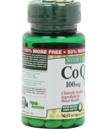 Nature's Bounty Co Q-10 100 mg - 45 Rapid Release Softgels | Heart Health Supplement - Buy Online on GoSupps.com