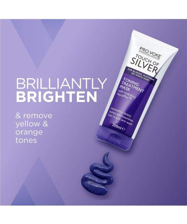 ProVoke Toning Treatment Mask for Blonde, Platinum, White or Grey Hair - 200ml Purple Mask - Buy Online on GoSupps.com