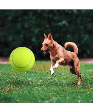 LUOEM Large Tennis Ball for Pets - 9.5 Inch Outdoor Sports Ball for Dogs | Durable & Fun Playtime - Buy Online on GoSupps.com