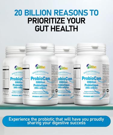 Probiocan    , 7 Strains of Probiotic for Women, 4 Packs of 60 Capsules (240 Days Supply) 240 Count (Pack of 1) 20 Billion Cfu - Buy Online on GoSupps.com