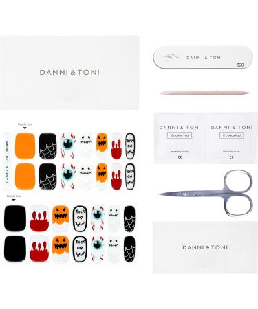 DANNI & TONI Halloween Nail Art Stickers - Glow-in-The-Dark Trick or Treat Gel Nail Wraps - Buy Online on GoSupps.com
