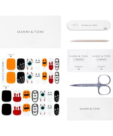Buy Danni & Toni Gel Nail Foils - Trick or Treat UV Gel Film for Halloween | Pumpkins & Ghosts Design - Buy Online on GoSupps.com