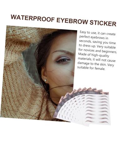 NOLITOY 27 Sheets Transfer stickers tattoo brow brown eyebrow transfer stickers sticker para u as 21.5X14.5cmx3pcs Brownx3pcs - Buy Online on GoSupps.com