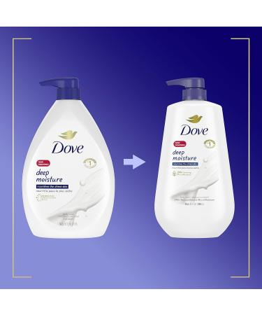 Dove Body Wash with Pump - Skin Nourishing Deep Moisture Cleanser 30.6 oz (Pack of 3) - Buy Online on GoSupps.com