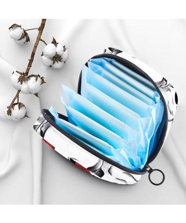 Skull Rose & Sunflowers Wing Bandage Bag - Portable Menstruation Pad & Cup Holder for Girls & Women - Buy Online on GoSupps.com