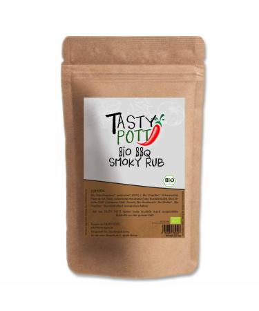 Jeske Sports Supplies Tasty Pott Bio Smoky Rub 250 grams cooking & herbs grilling roasting spice mix smoke aroma grill marinade herbs salt chili garlic pepper paprika refill pack