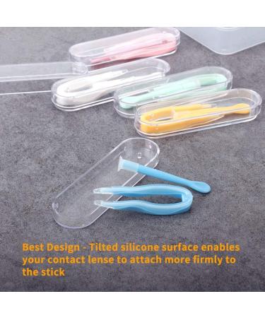 5-Part Mini Travel Contact Lens Set - Plastic Insertion & Removal Tool Kit with Soft Tip Tweezers | Color-i - International Shipping Available - Buy Online on GoSupps.com