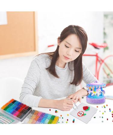 ARTKAL Fuse Beads 9600: 48 Colors, 5mm Fusion Beads Compatible with Perler & Hama, Melting Beads - 2 Boxes Sorted Beads - Buy Online on GoSupps.com