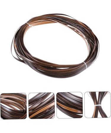 Yardenfun Pe Flat Rattan Plastic Baskets Rattan Furniture Repair Material Rattan Furniture Weaving Material or Brown 1X6000CM - Buy Online on GoSupps.com