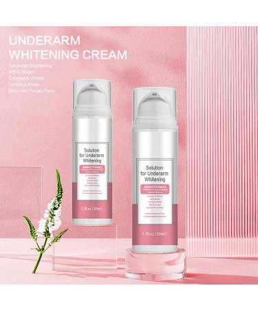 Nicotinamide Underarm Whitening Cream Body Whitening Cream Underarm Armpit Brightening Cream Fade Hyperpigmentation Skin Lightening Cream Dark Spot Corrector Cream for Neck Knee Bikini Armpit Joint - Buy Online on GoSupps.com