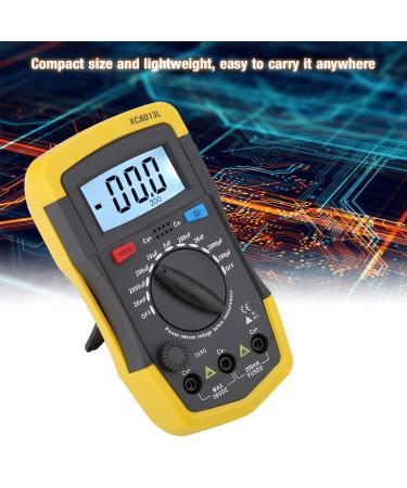 Compact Lightweight LCD Capacitance Meter Tester with Large Screen High Range 0.1pf to 20000uf - Buy Online on GoSupps.com