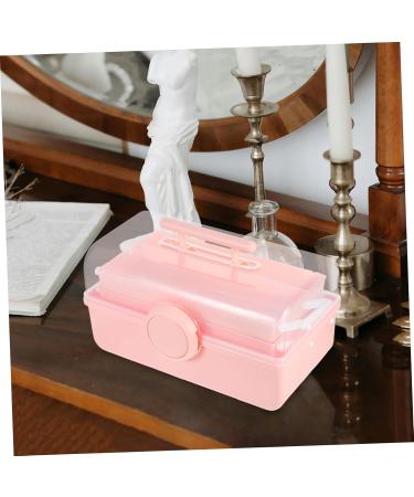  Mikinona Mikinona Cosmetic Storage Box Lipstick Makeup Brushes Nail Polish Organizer Case Beauty Organizer Skin Care and Makeup Organizer Nail Polish Storage Organizer Perfume Organizer Pink - Buy Online on GoSupps.com