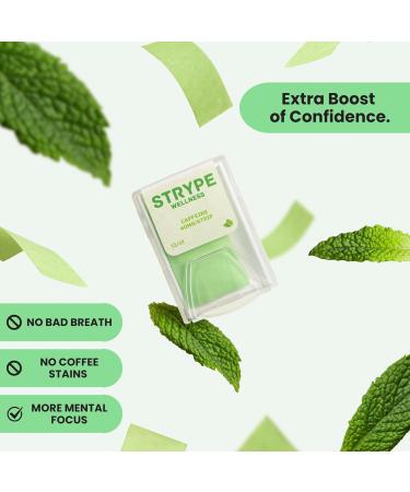 STRYPE Energy Strips - Instant 80mg Caffeine Zero Calories & Sugar Portable Spearmint Breath Strips | 12 Packs for International Shipping - Buy Online on GoSupps.com
