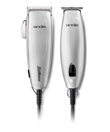 Andis 24565 Professional Corded Hair Clipper & Beard Trimmer | T-Blade | Stainless Carbon Steel | High-Speed Rotary Motor | 27 Piece Kit | Grey - Buy Online on GoSupps.com