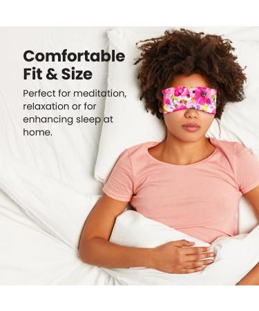Lindo Weighted Eye Pillow for Relaxing Sleep, Spa, Stress Relief - Pink - Buy Online on GoSupps.com
