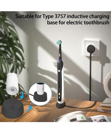 OrcoW Electric Toothbrush Charger Base for Oral B UK - Compatible with Braun Type 3757 - UK 3 Pin Plug - Inductive Charging Base for Travel - Buy Online on GoSupps.com