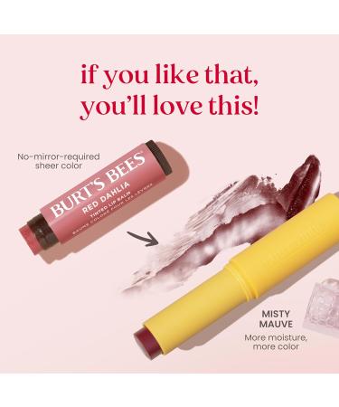 Burt s Bees Tinted Boosted Balm for Valentine's Day Gifts Misty Mauve Tinted Lip Balm with Vitamin C E and F Lip Moisturizer with Responsibly Sourced Beeswax 100% Natural Origin 1 Count 0.16oz Misty Mauve 1 Count (P  - Buy Online on GoSupps.com