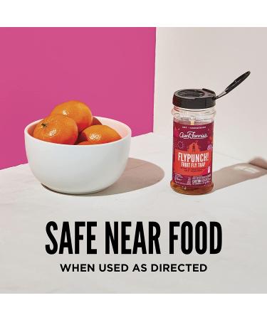 Aunt Fannie's FlyPunch! Fruit Fly Trap - 6 fl oz (177 ml) | Effective Fruit Fly Control - Buy Online on GoSupps.com
