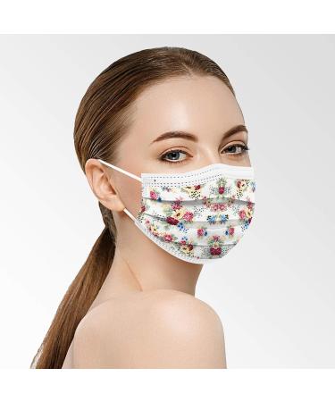 Lulupi 10-Piece Floral Mouth & Nose Protection Masks for Women - Elegant Breathable Neckers - International Shipping Available - Buy Online on GoSupps.com