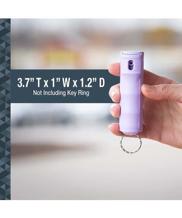 SABRE Pepper Spray with Flip Top, Maximum Police Strength OC Spray, Key Ring for Easy Carry and Fast Access, Finger Grip for More Accurate and Faster Aim, 25 Bursts, Secure and Easy to Use Safety Lavender Pepper Spray - Buy Online on GoSupps.com