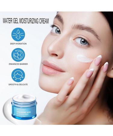 Buy Hyaluronic Acid Moisturizing Cream | Lightweight Non-Greasy Hydration for Dry Skin - 50g - Buy Online on GoSupps.com