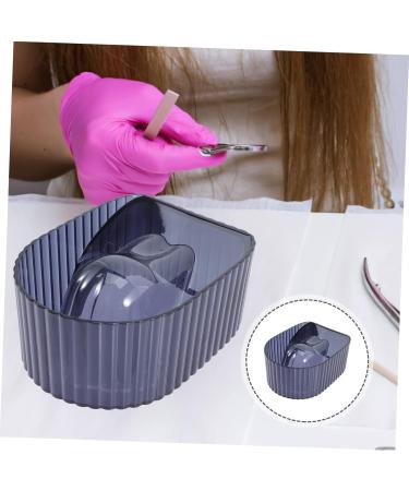 FRCOLOR Nail Soak Off Bowls Manicure Hand Soak Bowl Soak off Gel Polish Remover Gel Nail Polish Remover Manicure Bowl Black Nail Bowl Dip Nail Remover Nail Glue Remover Acrylic Spa 14.2x11cm As Shown - Buy Online on GoSupps.com