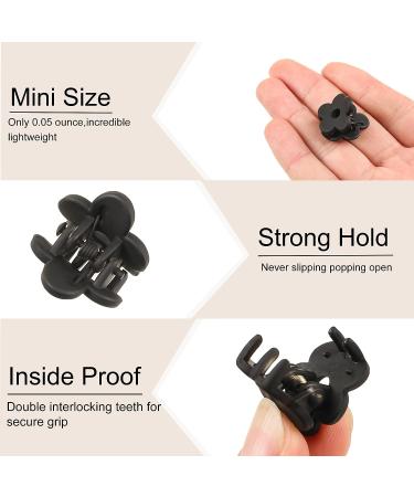 Mini Flower Claw Hair Clips for Women & Girls - Strong Hold Tiny Clips for Thin Hair - Cute & Nonslip Styling Accessories - Buy Online on GoSupps.com