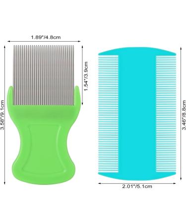 MWOOT 6-Piece Stainless Steel Pet Hair Nit Lice Combs Set for Dandruff Flakes Removal - Buy Online on GoSupps.com