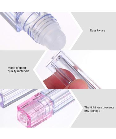 Beaupretty 10pcs Pink Roller Ball Essential Oil Bottle Set | Refillable Square Plastic Roll-On Bottles for Aromatherapy - Buy Online on GoSupps.com