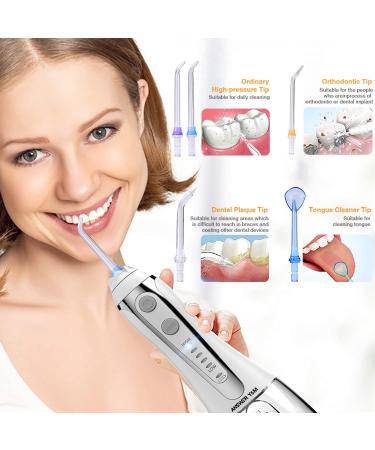 Cordless Water Flosser & Electric Toothbrush Combo for Whiter Teeth and Healthier Gums - Ideal for Oral Braces - Buy Online on GoSupps.com