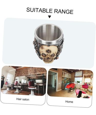 Beaupretty Stainless Steel Soap Shell Snice Bowl - Rustproof Shaving Cup for Beard Foam & Cream | Perfect Shaving Brush Accessory - Buy Online on GoSupps.com