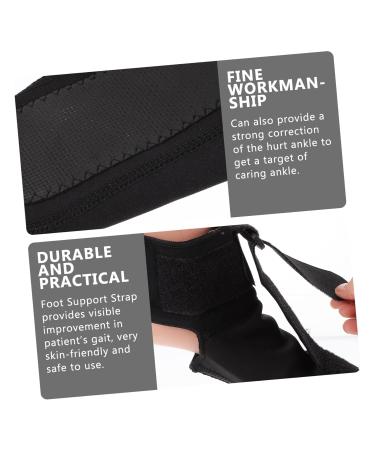 Adjustable Foot Inversion Protector Support Sleeve & Splint - Black Foot Guard for Injury Recovery (23.5x13.5x1.5cm) - International Shipping Available - Buy Online on GoSupps.com