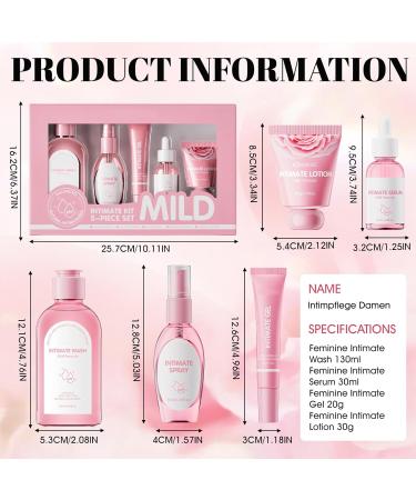  Allony Set of 5 intimate cleansing lotions for women including cleansing lotion essence care gels protective ointment and intimate spray. - Buy Online on GoSupps.com