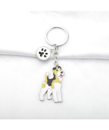Ensianth Dog Keychain - Perfect Gifts for Dog Lovers | Puppy Paw Print Keyring for Dog Owners - Ideal for Moms & Dads - Buy Online on GoSupps.com