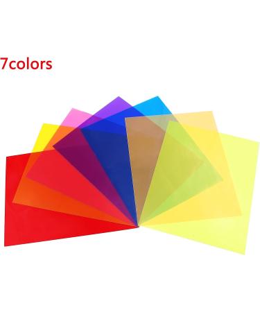 14 Pack Colored Overlays Transparency Color Film Plastic Sheets - 8.5 x 11 Inch - 7 Assorted Colors - Buy Online on GoSupps.com