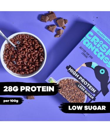 Crispy Fantasy Protein Cereal Variety Pack Gluten Free Vegan Low Sugar Protein Snacks High Fibre Plant Based Just Add Milk Healthy Breakfast for Kids & Adults 8g Protein Per Serving 4 Boxes Best Seller's Variety Pack - Buy Online on GoSupps.com