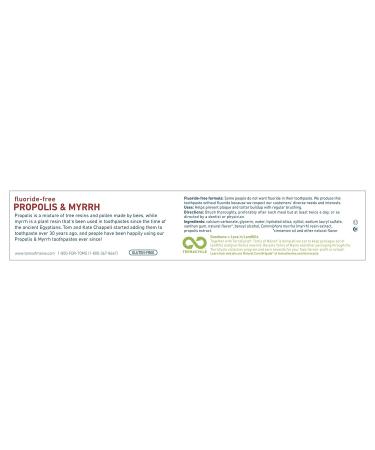 Tom's of Maine Natural Antiplaque Toothpaste - Fluoride-Free Cinnamint 5.5 oz - Buy Online on GoSupps.com